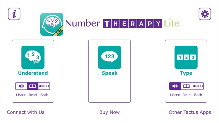 Number Therapy Lite - Speech Practice for Aphasia