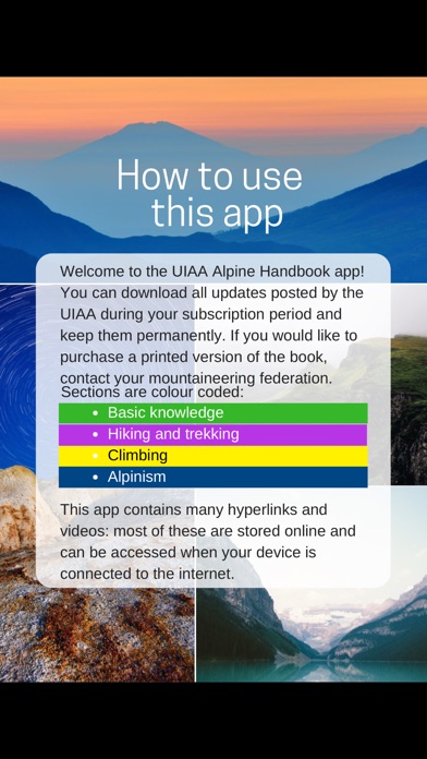 UIAA Alpine Handbook ... screenshot1
