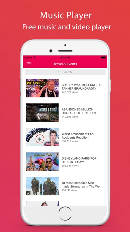 Free Music Player HD for YouTube