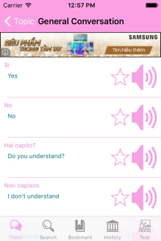 Italian Conversation Basic screenshot 2