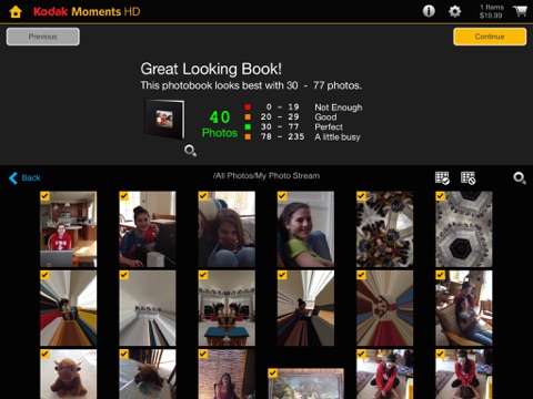 KODAK MOMENTS HD Tablet App. screenshot 3