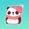 Little Chubby Panda Animated Sticker