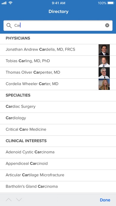 Yale Medicine Referral screenshot 2