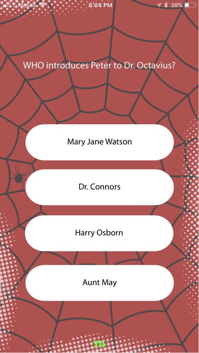 Spider Quiz screenshot 2