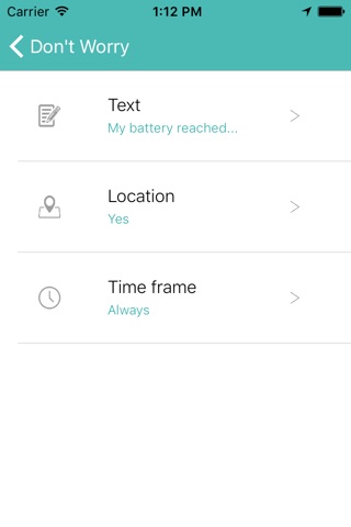 Don't Worry Notifications screenshot 2