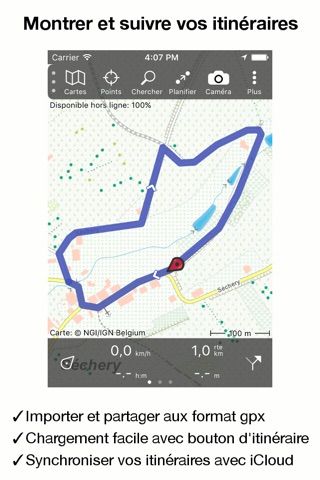 Topo GPS Belgium screenshot 3