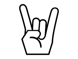Embrace the Rock music culture with this fun sticker pack