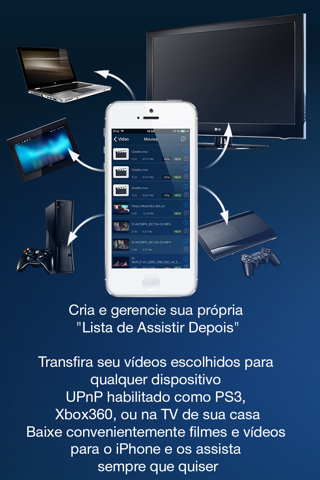 MCPlayer Pro wireless UPnP video player for iPhone, stream movies on HD TV screenshot 2