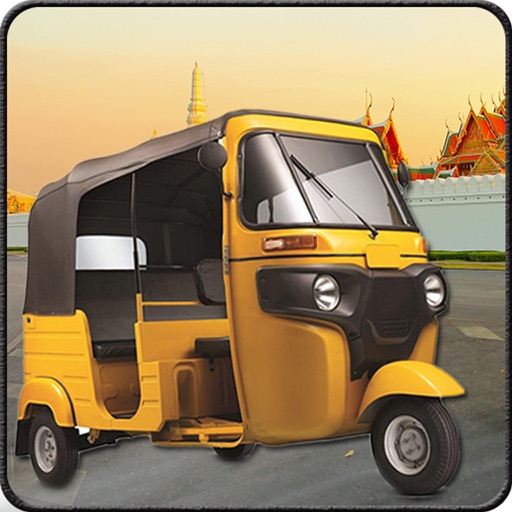 Tuk Tuk Rickshaw Icon