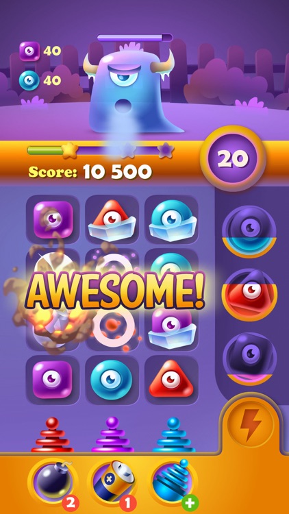 Jolly Swipe - Jelly Monster Match Puzzle Game