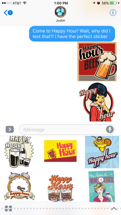 Happy Hour Stickers