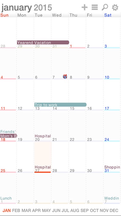 iXalendar - Simple Calendar