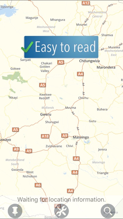 Zimbabwe Travelmapp