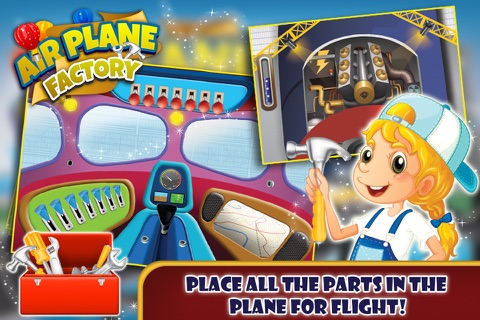 Airplane Factory – Build & design aircraft in this mechanic game for kids screenshot 3