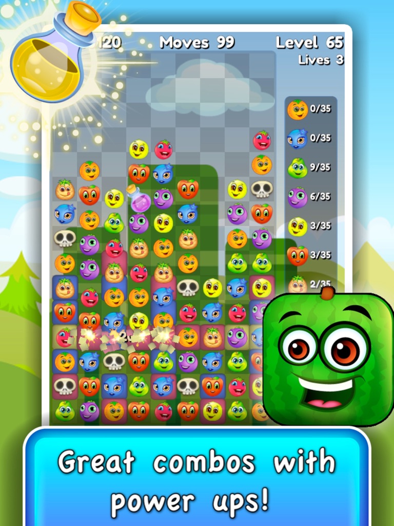 【图】Frenzy Fruits Toy Match – Super blast 3 heroes(截图3)