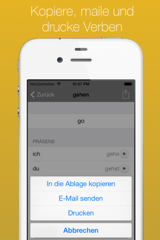 German Verb Conjugator screenshot 4