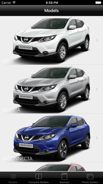 Specs for Nissan Qashqai 2015 edition