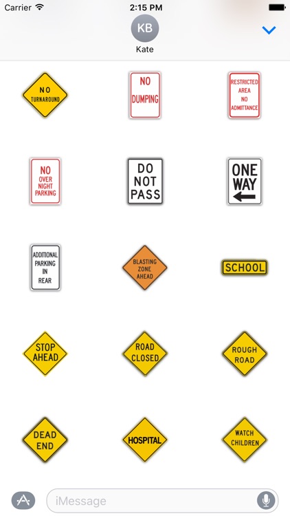 SignMoji: US Road Signs 2