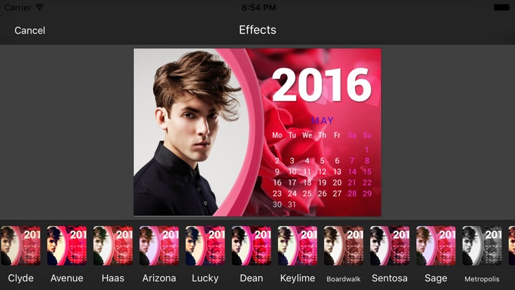 2016 Calendar Frames