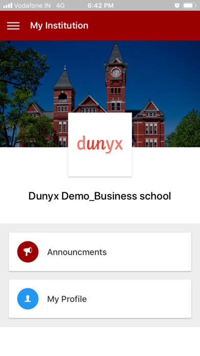 Dunyx schools screenshot 2