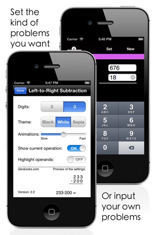 Left-to-Right Subtraction screenshot 2