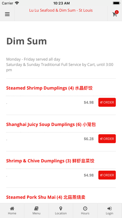 How to cancel & delete Lu Lu Seafood & Dim Sum from iphone & ipad 3