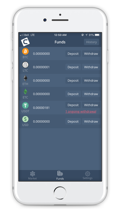 Coinut screenshot 4