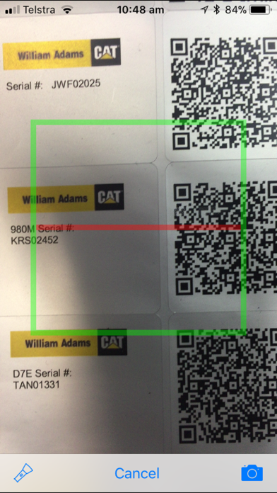 How to cancel & delete William Adams QR Reader from iphone & ipad 4