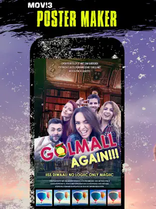 Captura 4 Creador de carteles de películ iphone