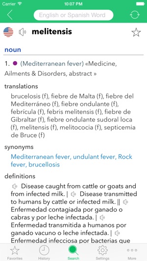 Spanish Medical Dictionary(圖3)-速報App