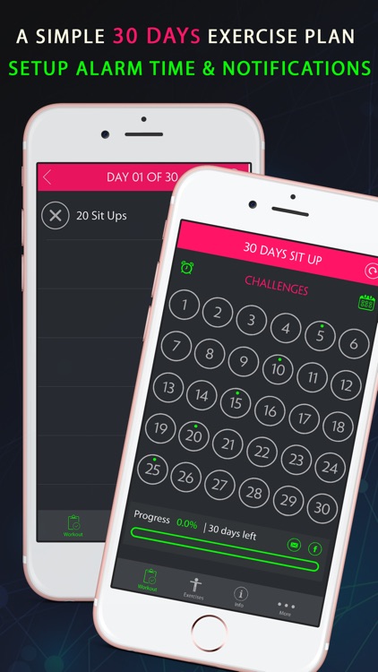 30 Day Sit Up Fitness Challenges ~ Daily Workout screenshot-3
