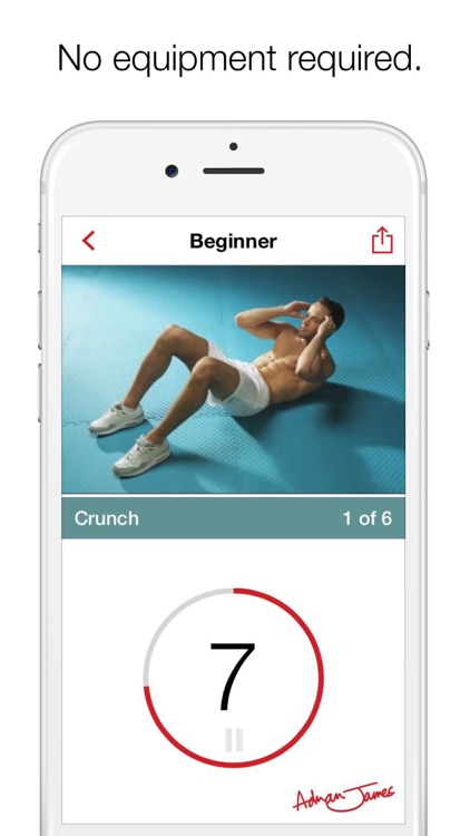 Adrian James 6 Pack Abs Workout Lite screenshot-4