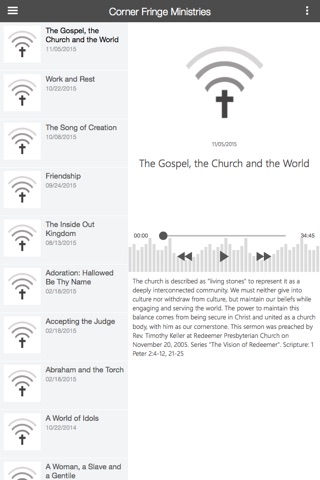 Corner Fringe Ministries screenshot 3