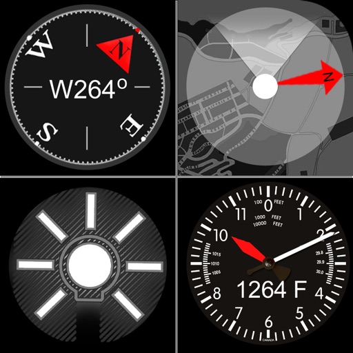 Survival GPS(Flashlight ,Compass, Speedometer, Altimeter, Course and Map) icon