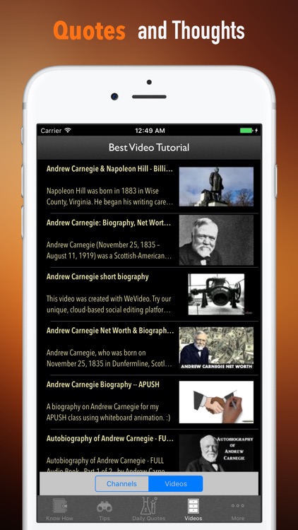 Biography and Quotes for Andrew Carnegie