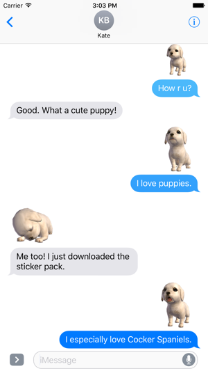 Cocker Spaniel - Animated Stickers