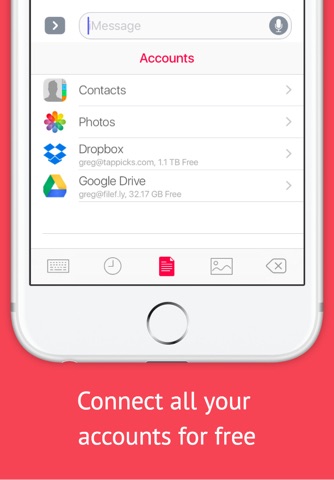 Filefly Keyboard - Share Files, Photos, Emojis... screenshot 3