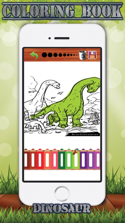 Kids Coloring Book Paint Animals With Dinosaur screenshot-3