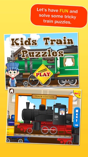 Locomotives: Train Puzzles for Kids