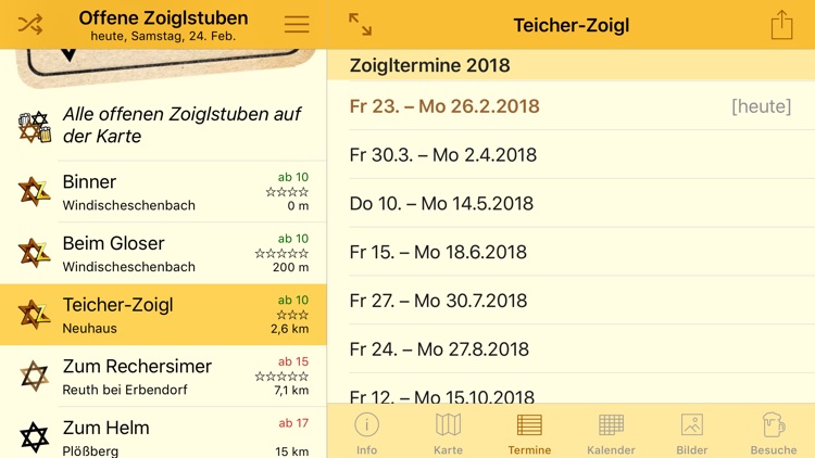 Zoigl-Kalender screenshot-9