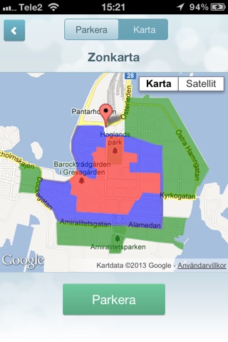 Parkera i Karlskrona screenshot 2