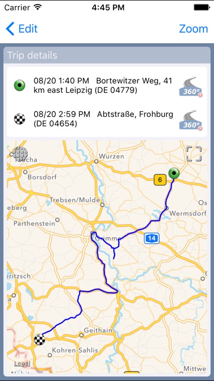 TomTom WEBFLEET Logbook screenshot-3