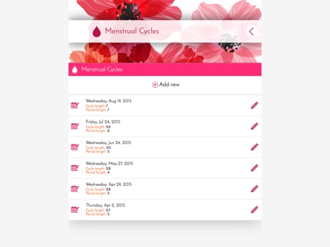 My Calendar - Period Tracker screenshot 4