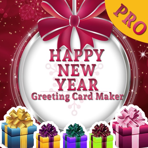 New Year Greeting Card Maker icon