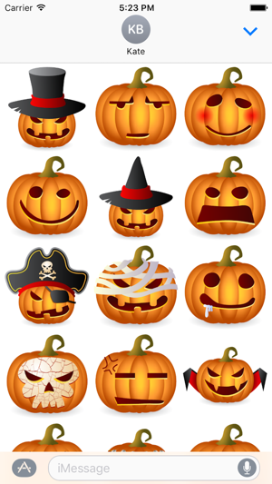 Pumpkin Halloween Sticker - Emoji(圖3)-速報App