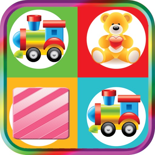 Toy Match Game for Kids brain training game For Toddlers Icon