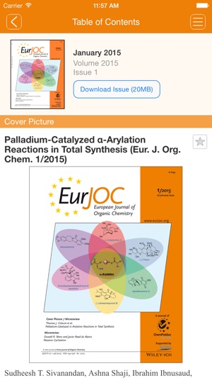 European Journal of Organic Chemistry(圖1)-速報App