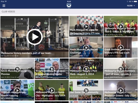 Melbourne Victory Official App screenshot 2