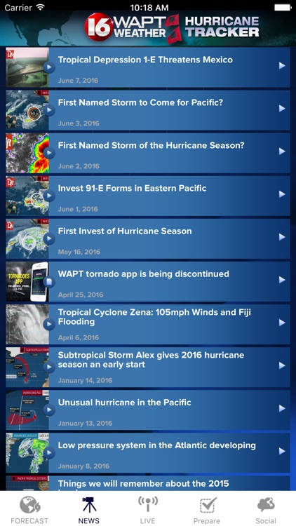 Hurricane Tracker 16 WAPT screenshot-3