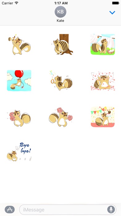 Adorable Chipmunk Sticker screenshot 3